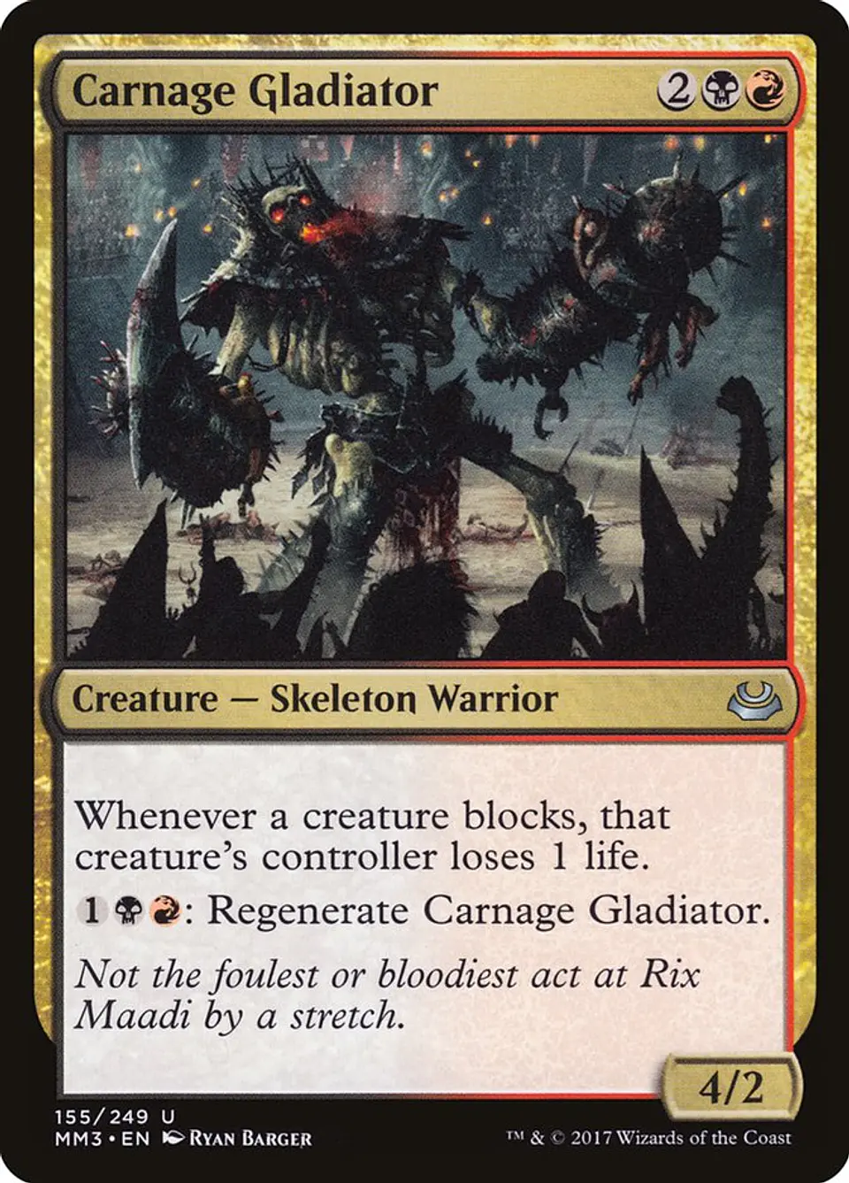 Carnage Gladiator 1