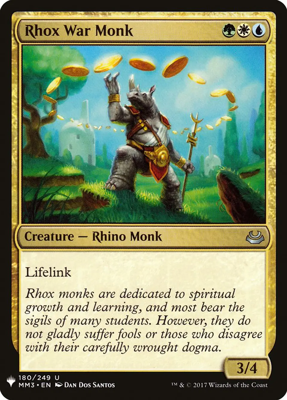 Rhox War Monk (The List) 1