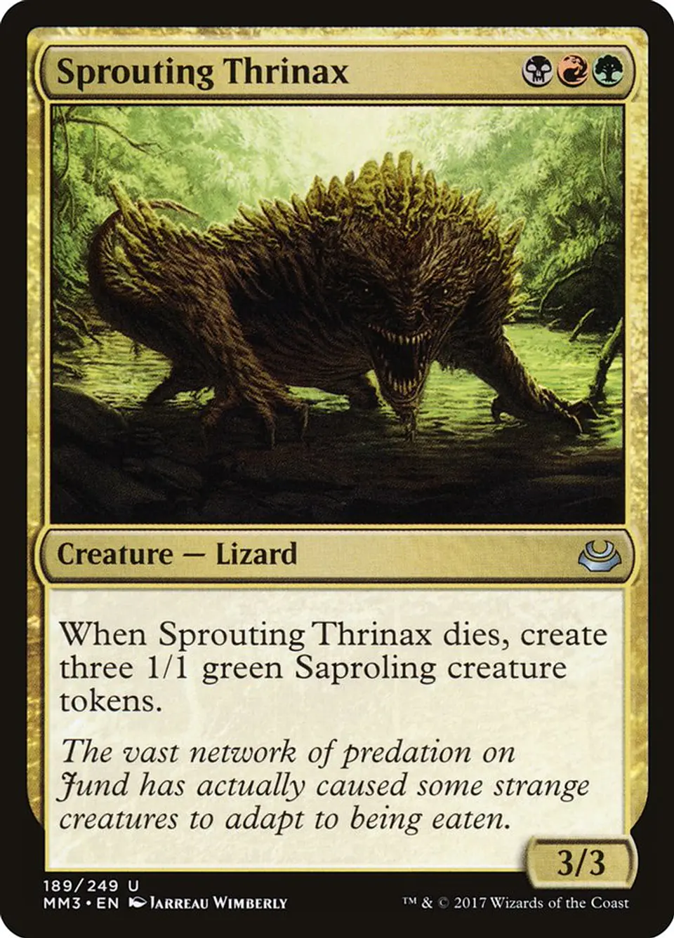 Sprouting Thrinax 1