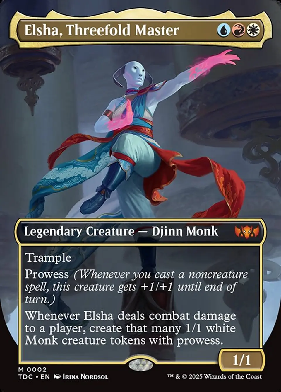 Elsha, Threefold Master (Borderless) 1