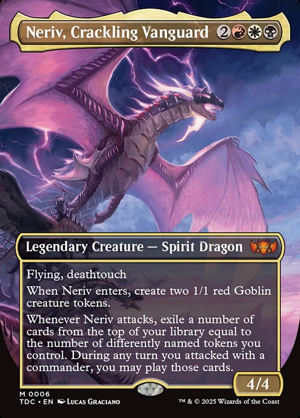 Neriv, Crackling Vanguard (Borderless) 1