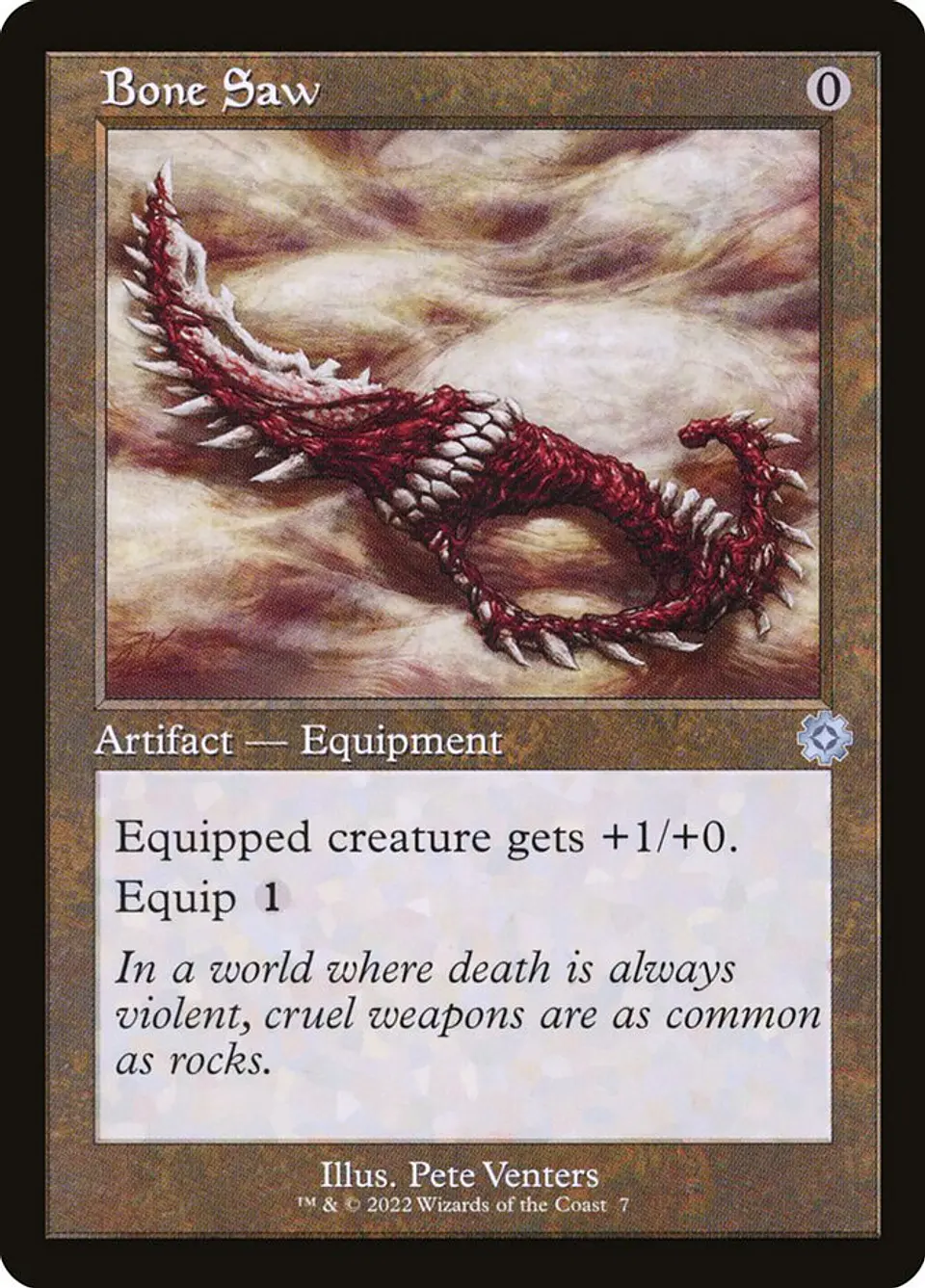 Bone Saw (Retro Frame) 1