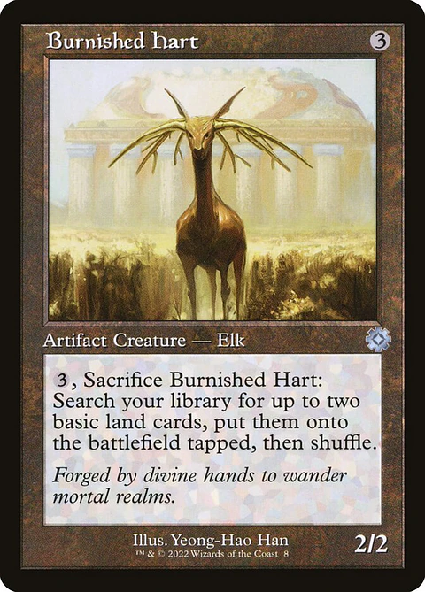 Burnished Hart (Retro Frame)