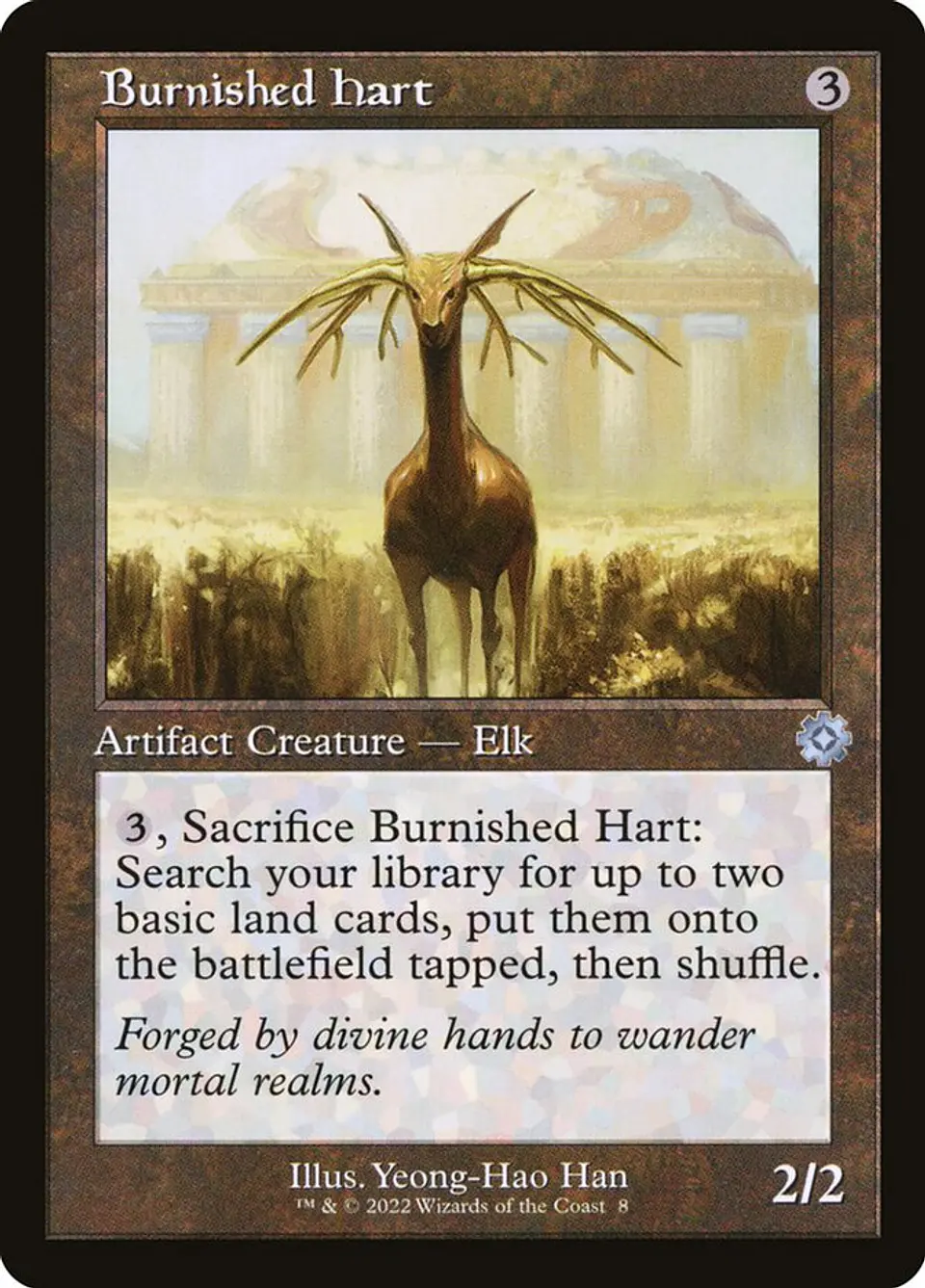 Burnished Hart (Retro Frame) 1