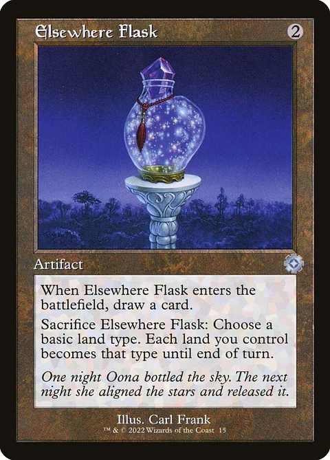 Elsewhere Flask (Retro Frame)