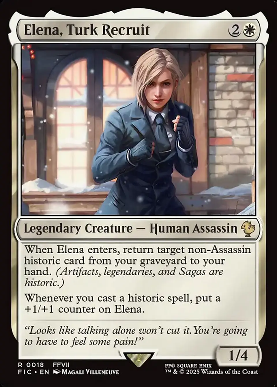 Elena, Turk Recruit 1