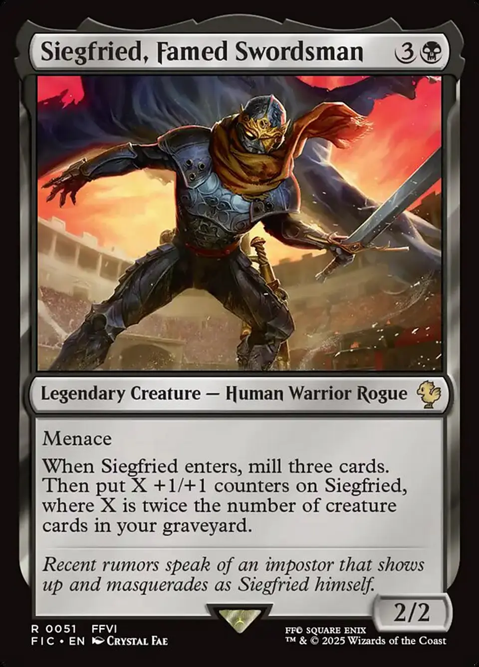 Siegfried, Famed Swordsman 1