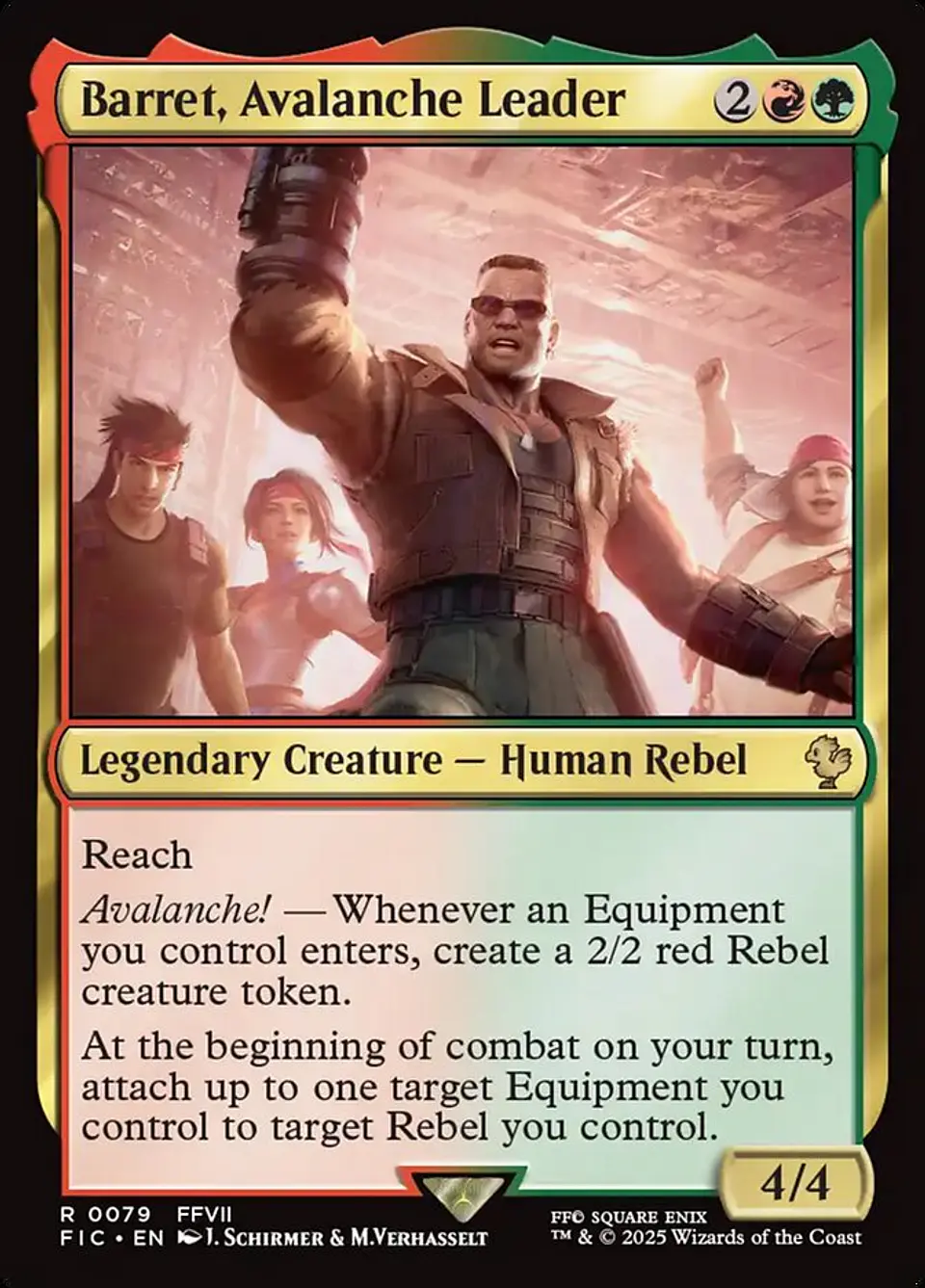 Barret, Avalanche Leader 1