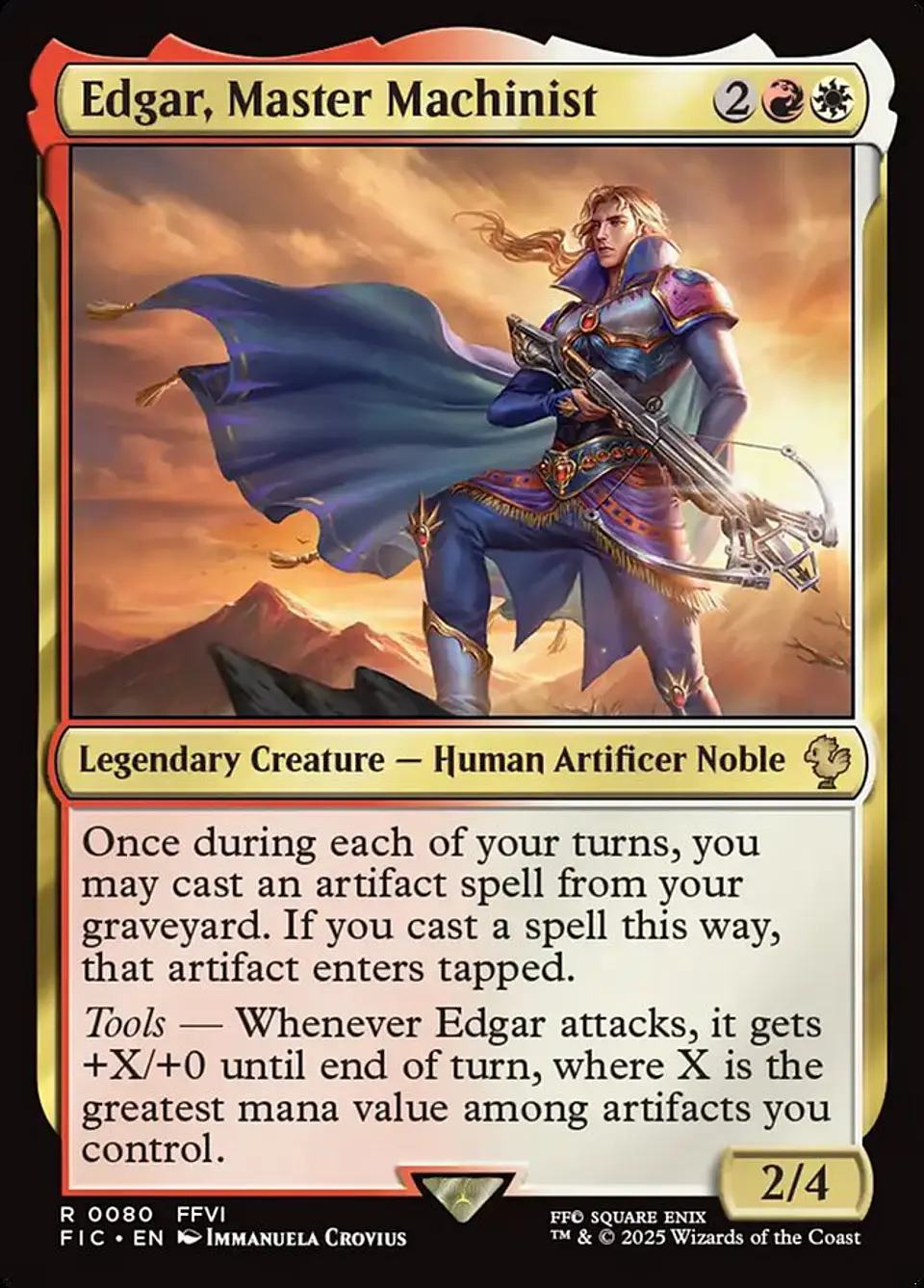 Edgar, Master Machinist 1