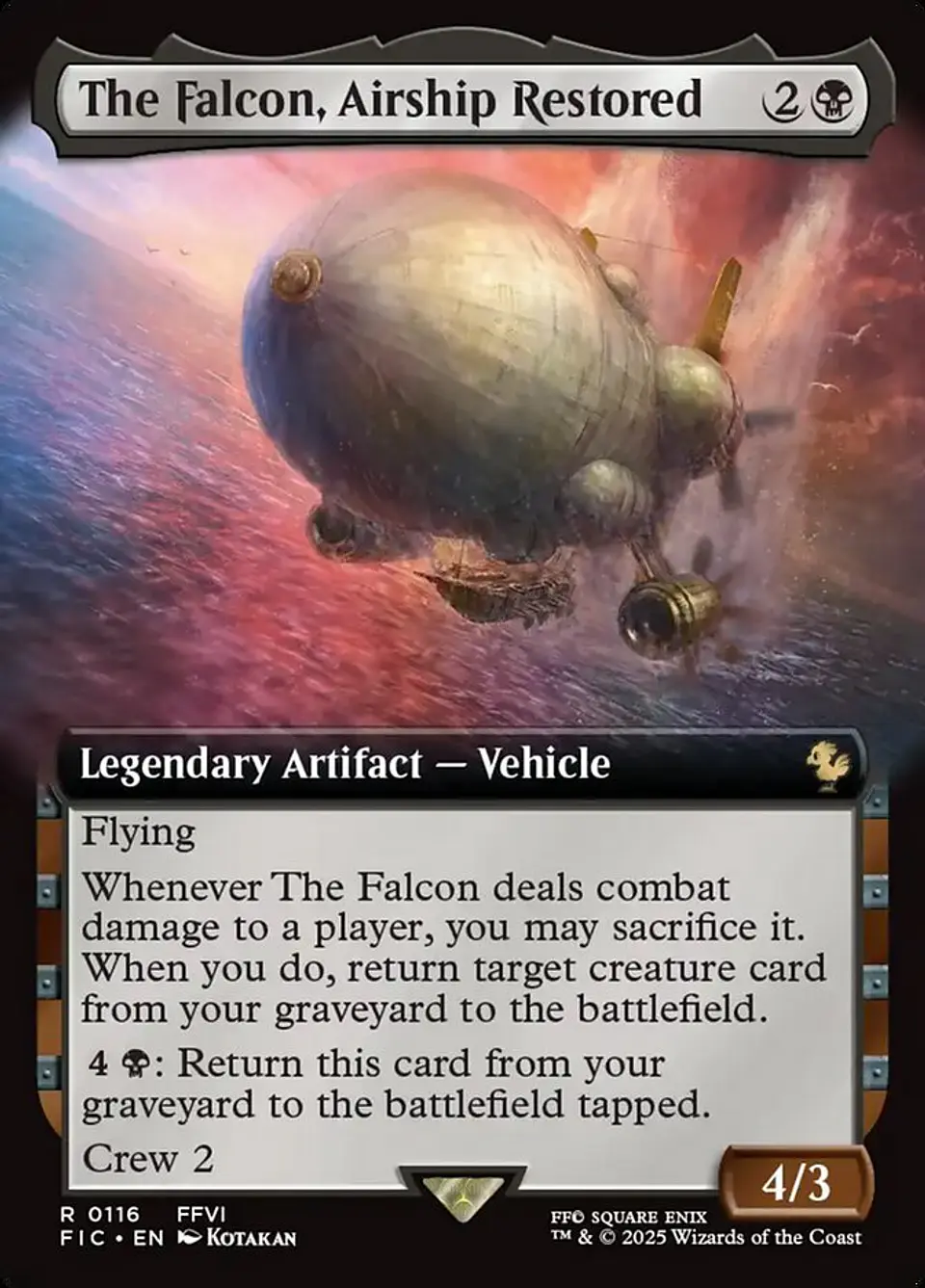 The Falcon, Airship Restored (Extended Art) 1