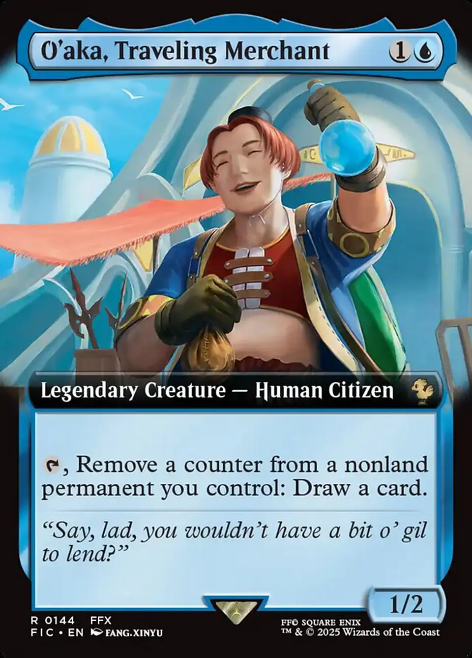 O'aka, Traveling Merchant (Extended Art) 1