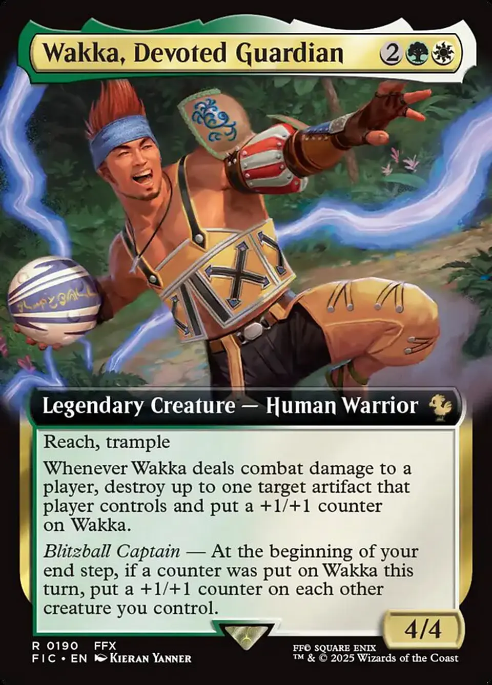 Wakka, Devoted Guardian (Extended Art) 1