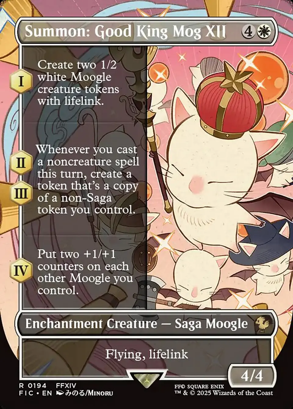 Summon: Good King Mog XII (Borderless) 1