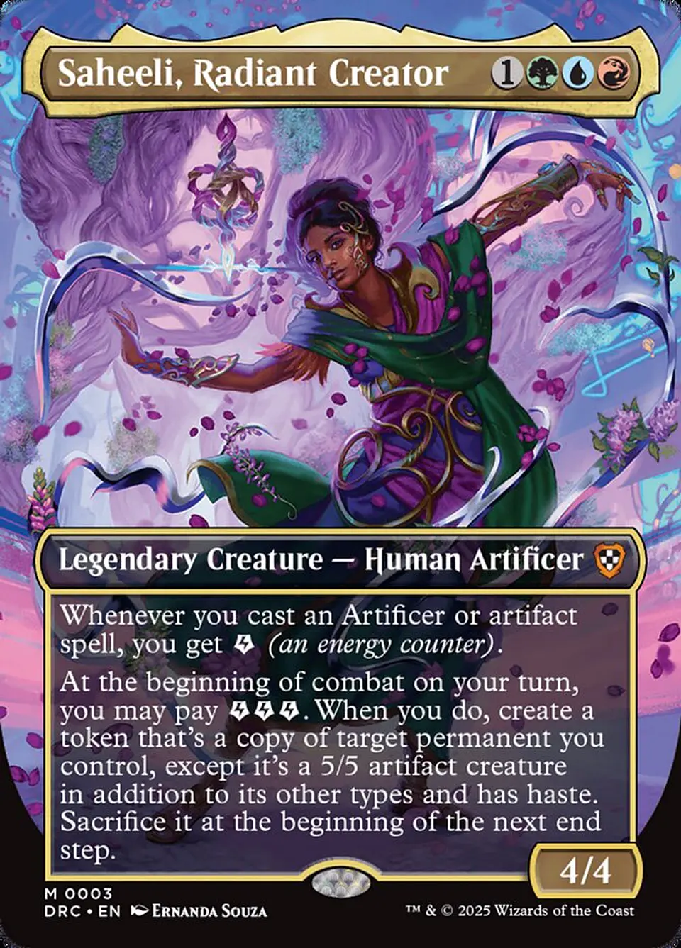 Saheeli, Radiant Creator (Borderless) 1
