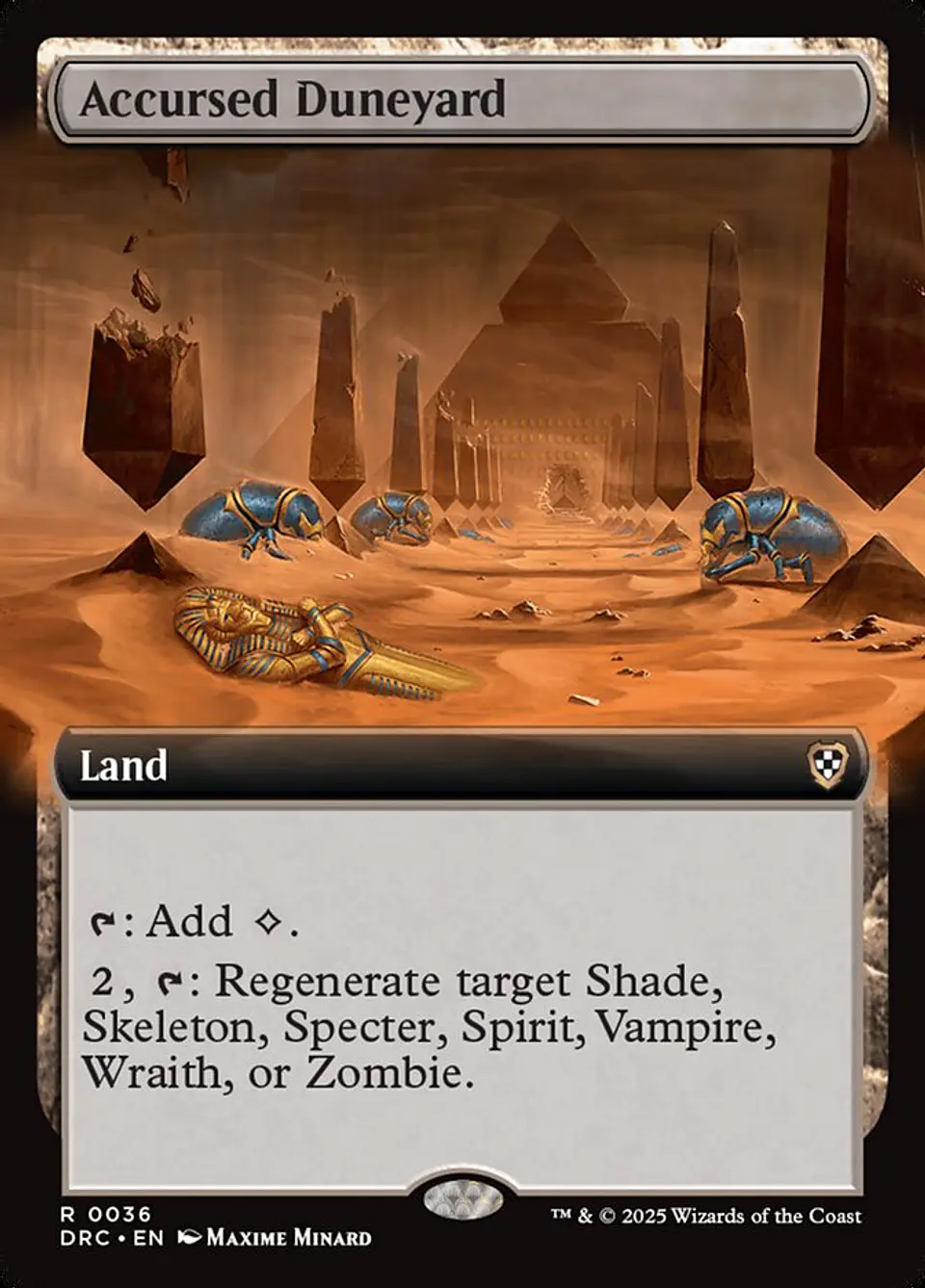 Accursed Duneyard (Extended Art) 1