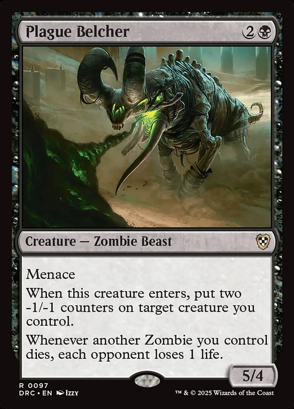 Plague Belcher 1