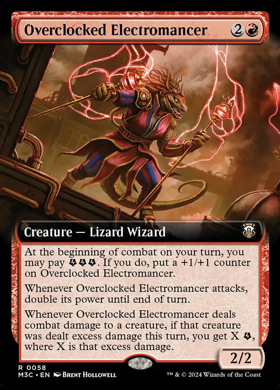 Overclocked Electromancer (Extended Art) 1