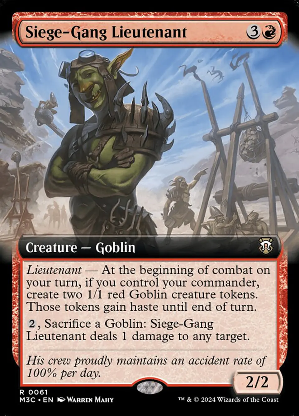 Siege-Gang Lieutenant (Extended Art) 1