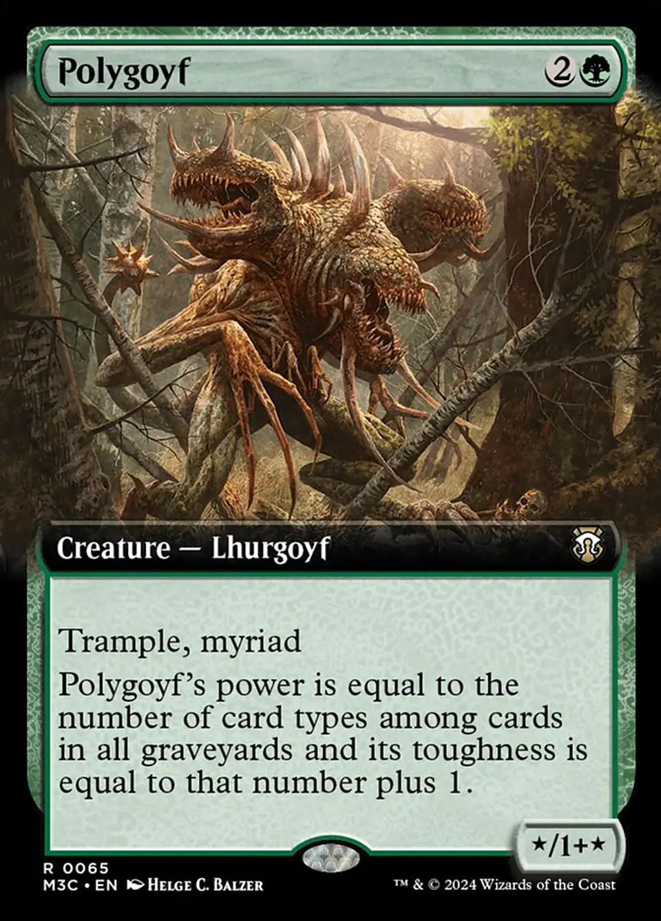 Polygoyf (Extended Art) 1
