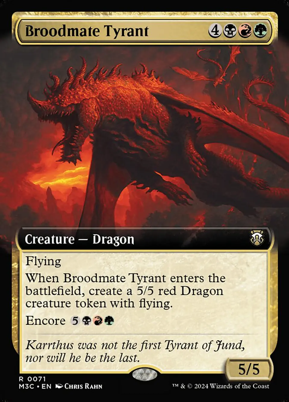 Broodmate Tyrant (Extended Art) 1