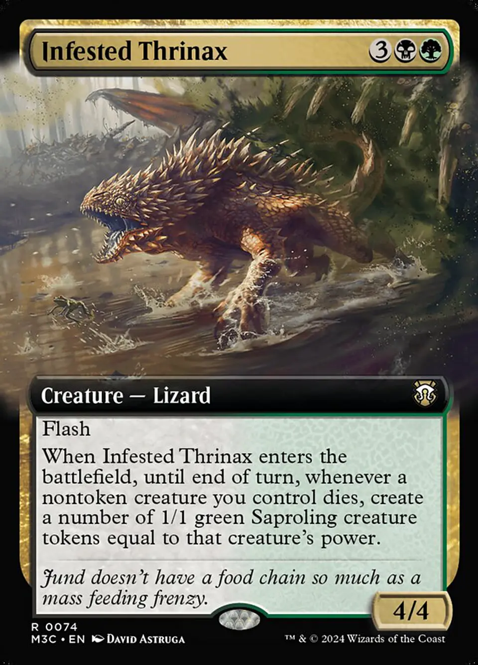 Infested Thrinax (Extended Art) 1