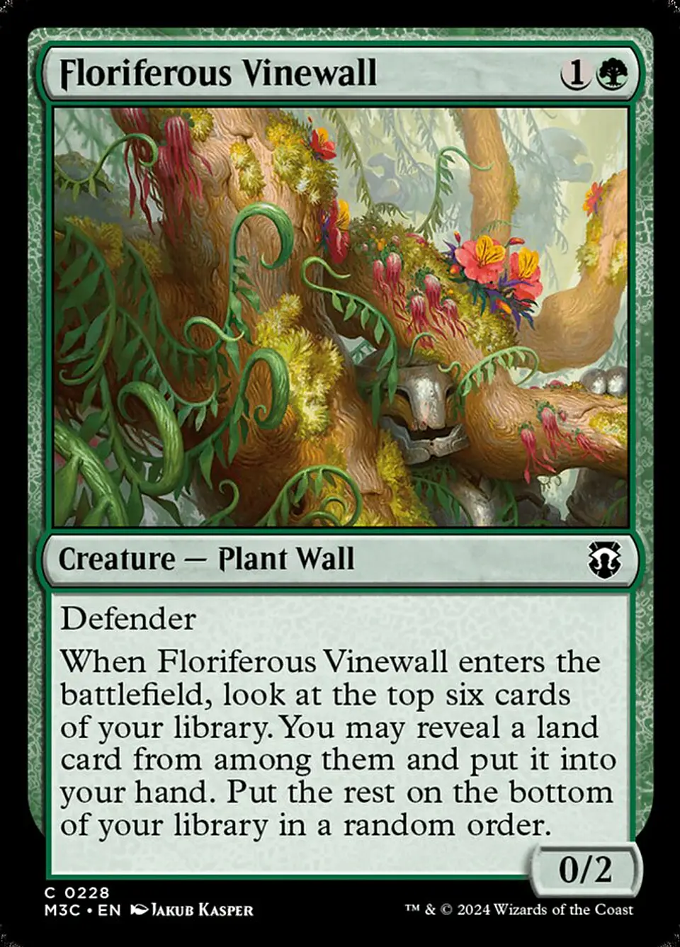 Floriferous Vinewall 1