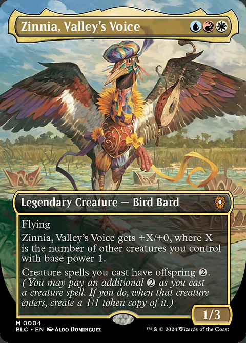 Zinnia, Valley's Voice (Borderless)