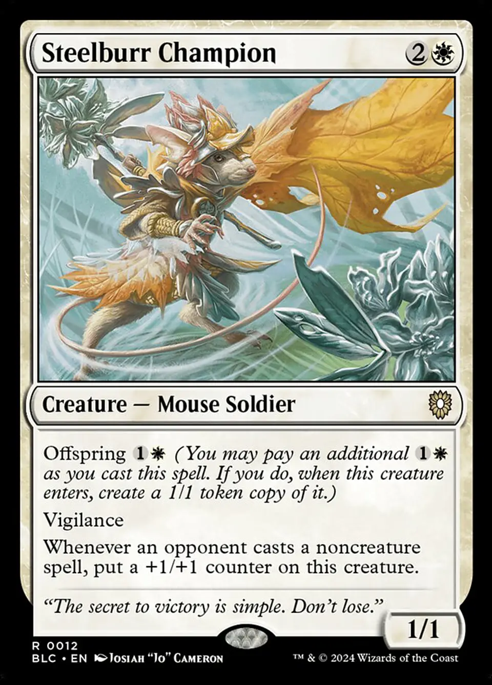 Steelburr Champion 1