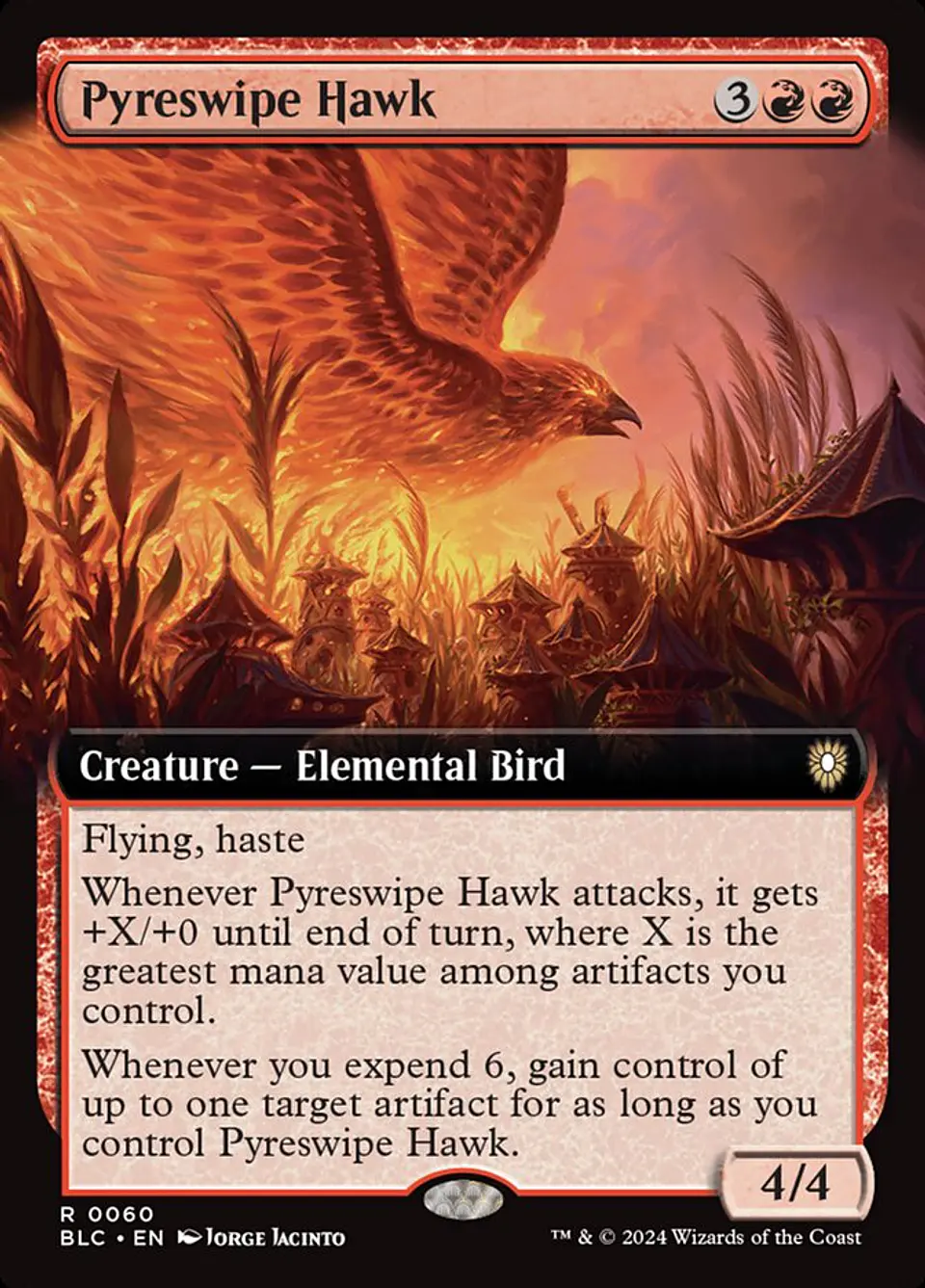 Pyreswipe Hawk (Extended Art) 1