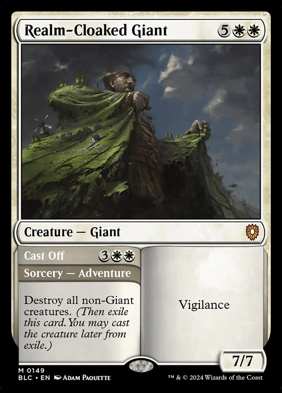 Realm-Cloaked Giant // Cast Off 1