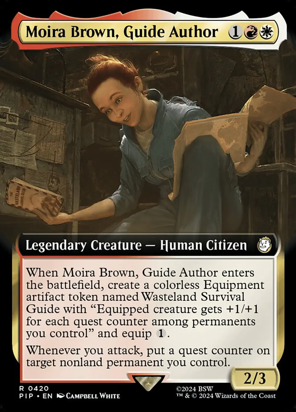 Moira Brown, Guide Author (Extended Art) 1