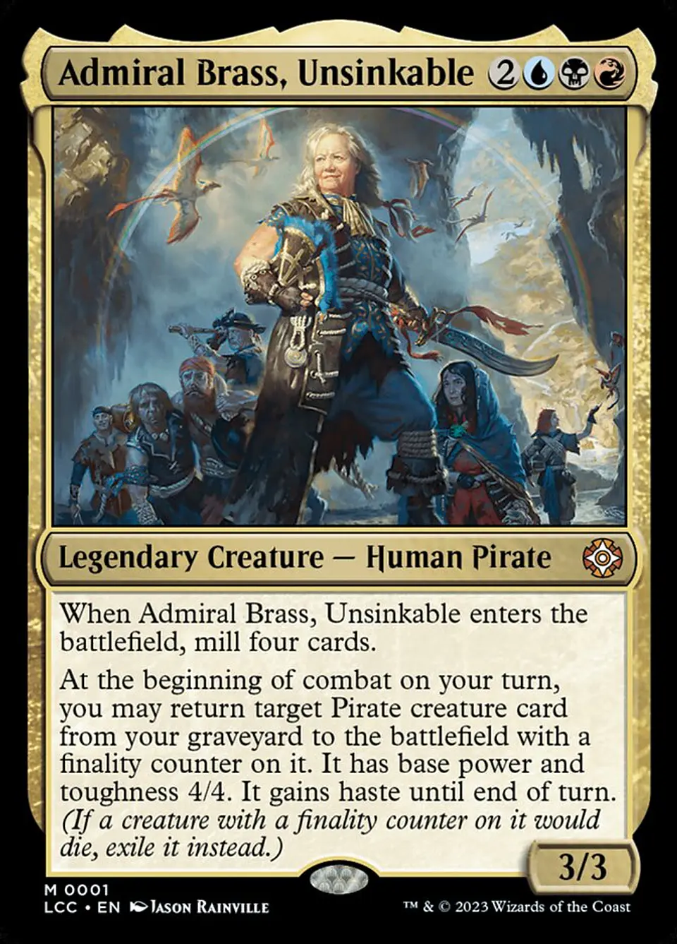 Admiral Brass, Unsinkable 1