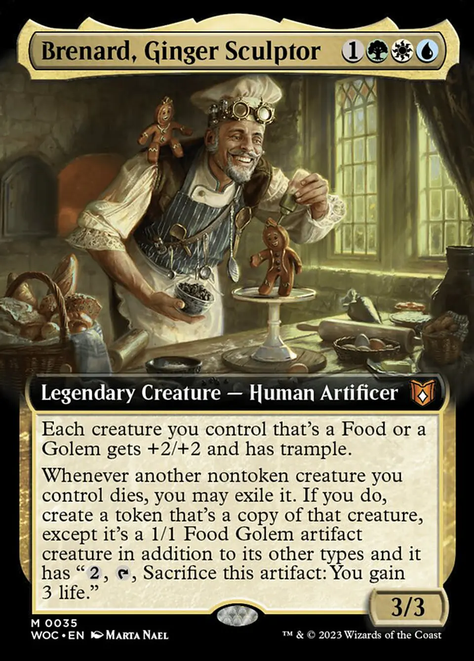 Brenard, Ginger Sculptor (Extended Art) 1