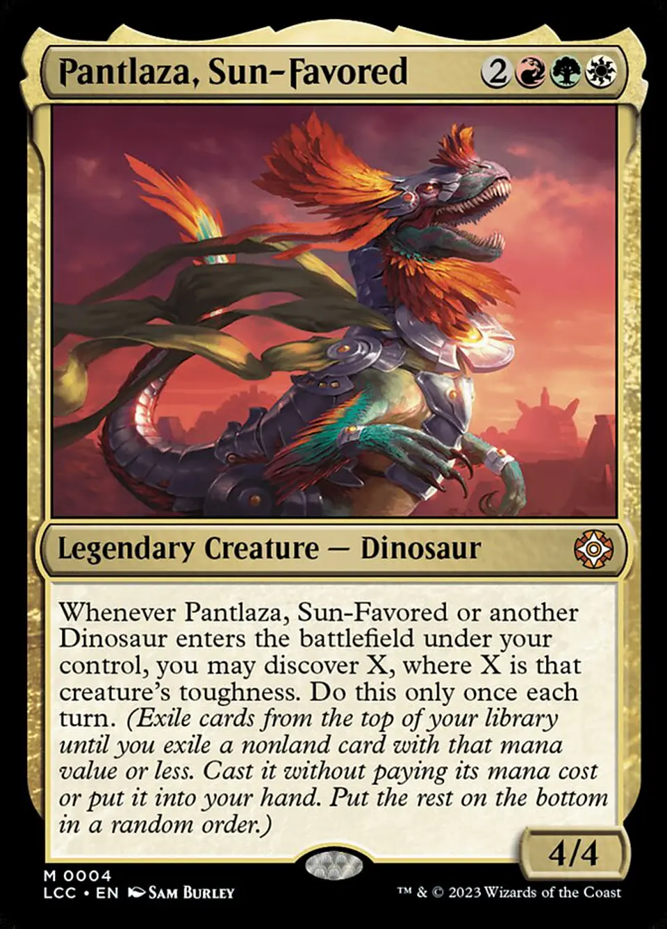 Pantlaza, Sun-Favored 1