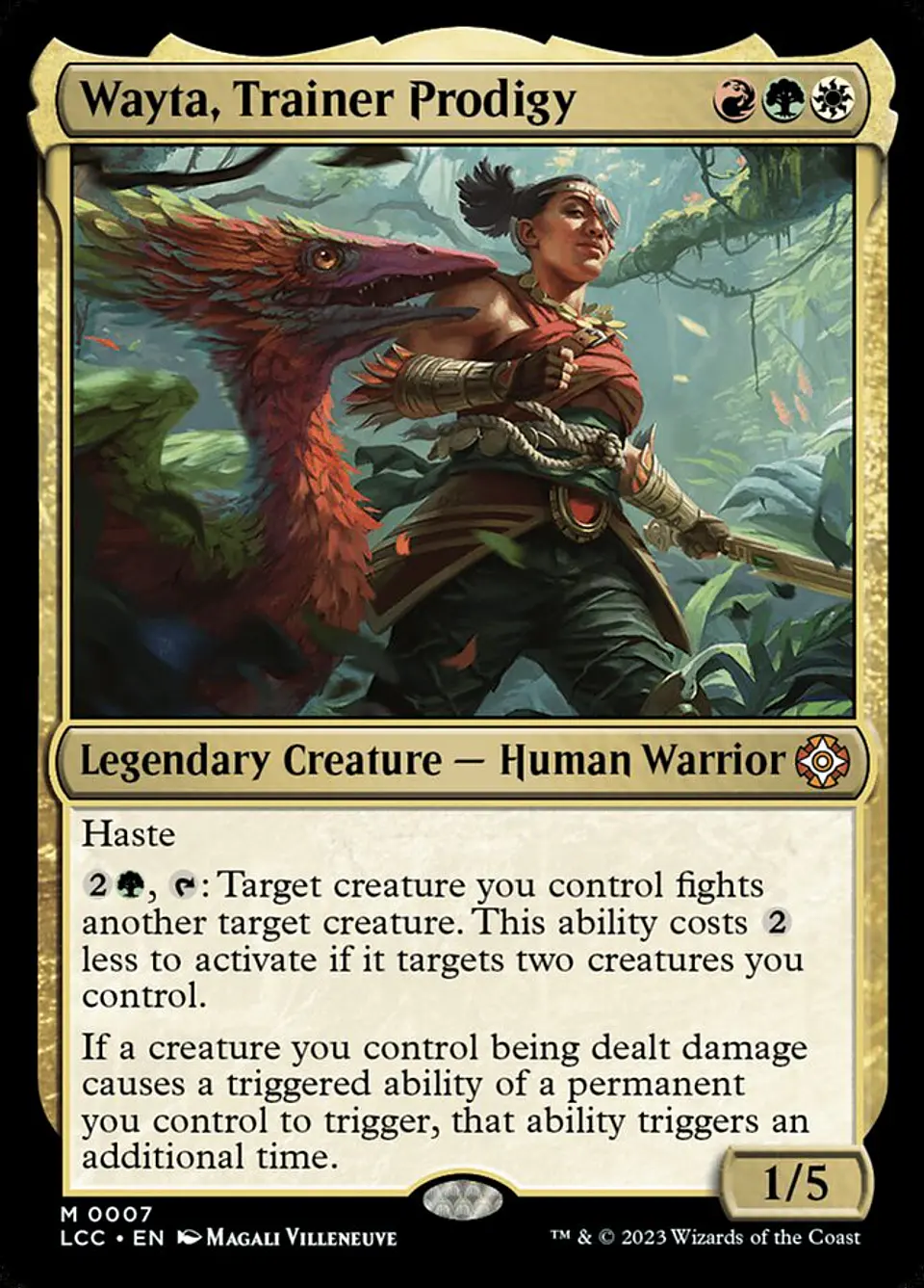 Wayta, Trainer Prodigy 1