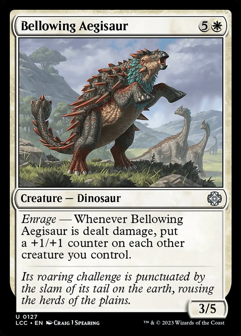 Bellowing Aegisaur 1