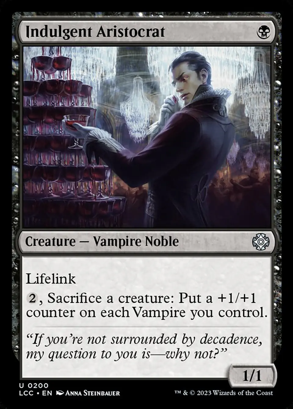 Indulgent Aristocrat 1