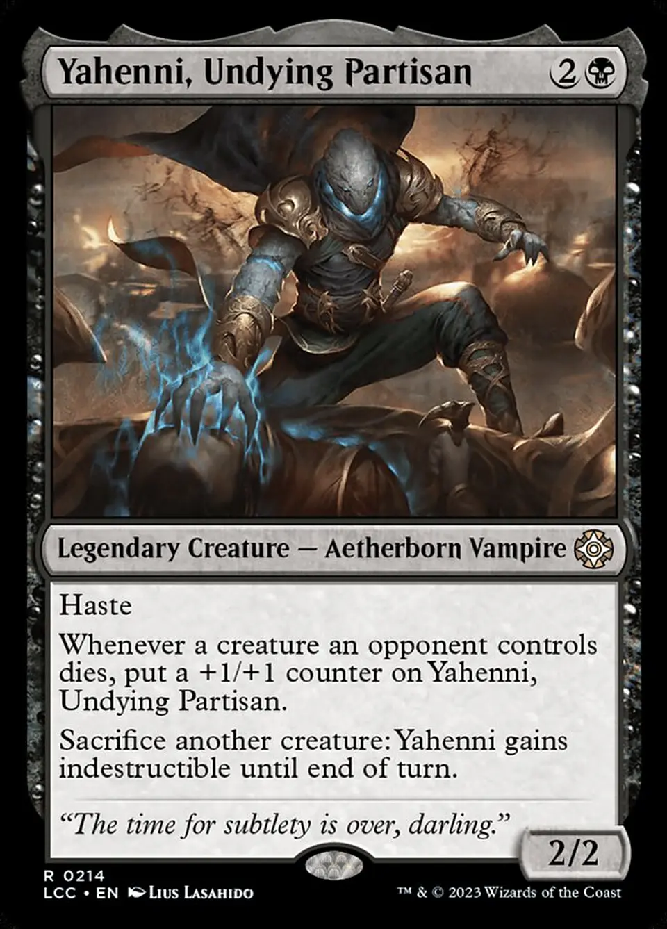 Yahenni, Undying Partisan 1