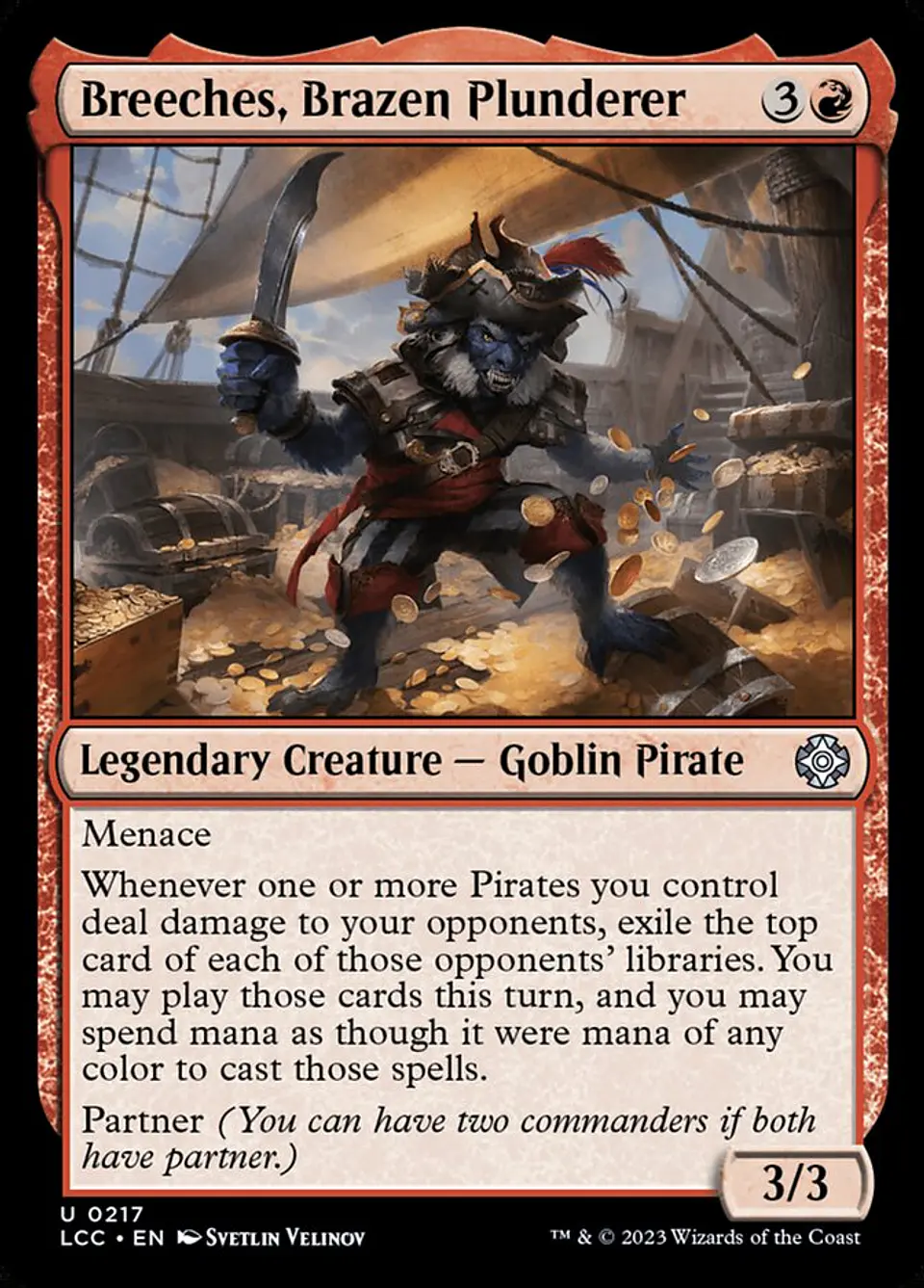 Breeches, Brazen Plunderer 1