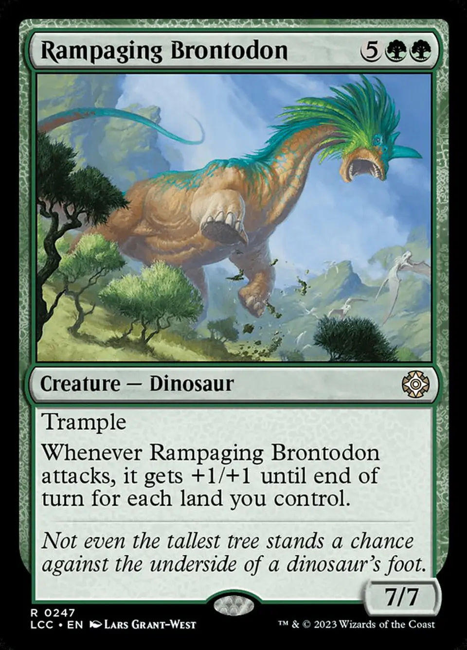 Rampaging Brontodon 1