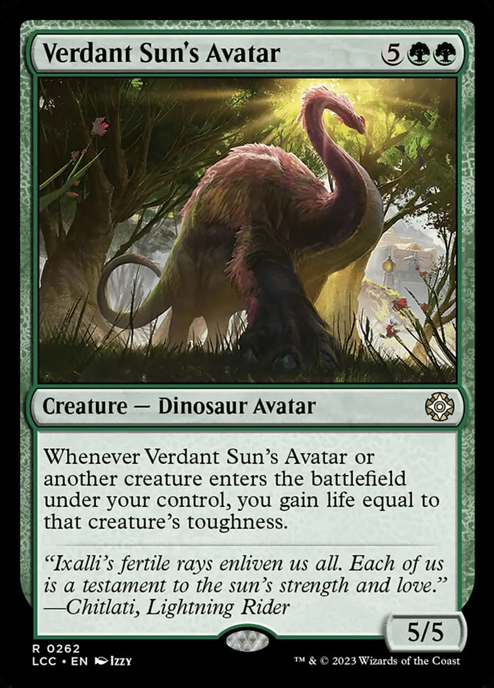 Verdant Sun's Avatar 1