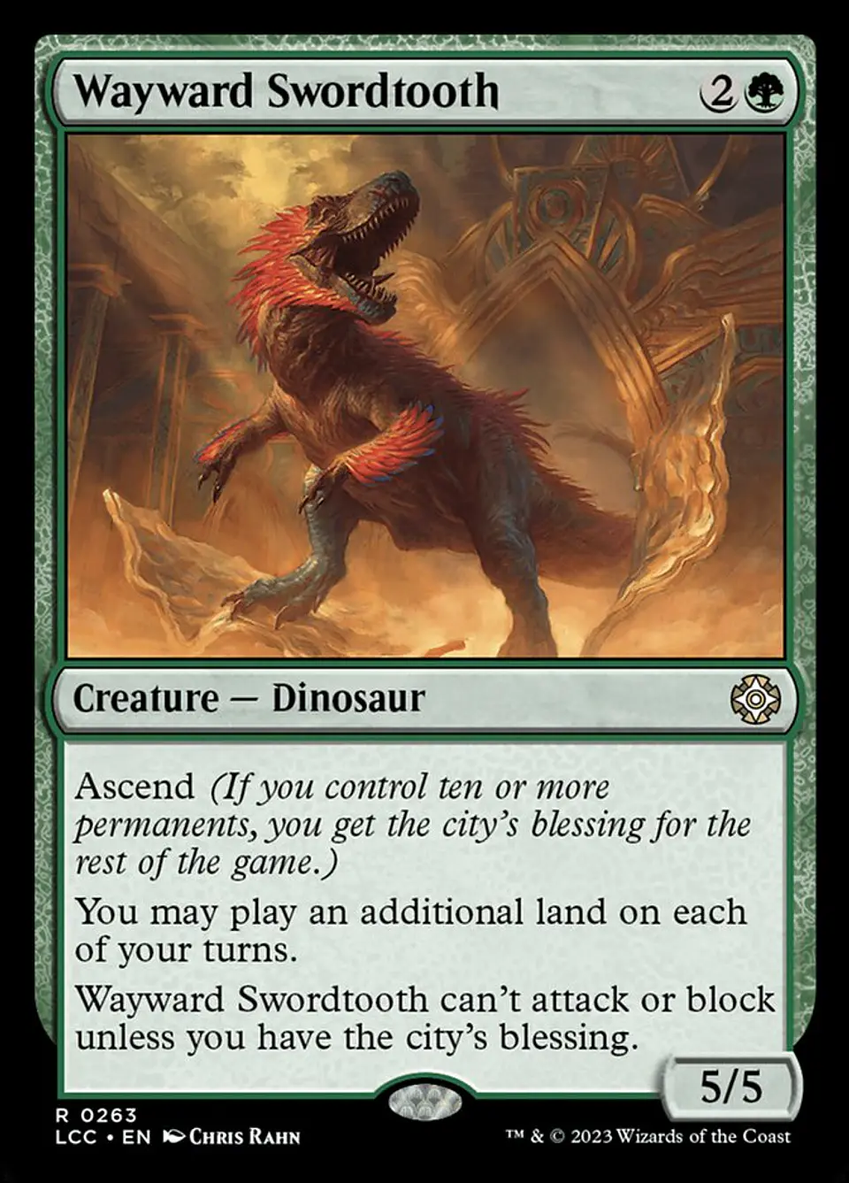 Wayward Swordtooth 1
