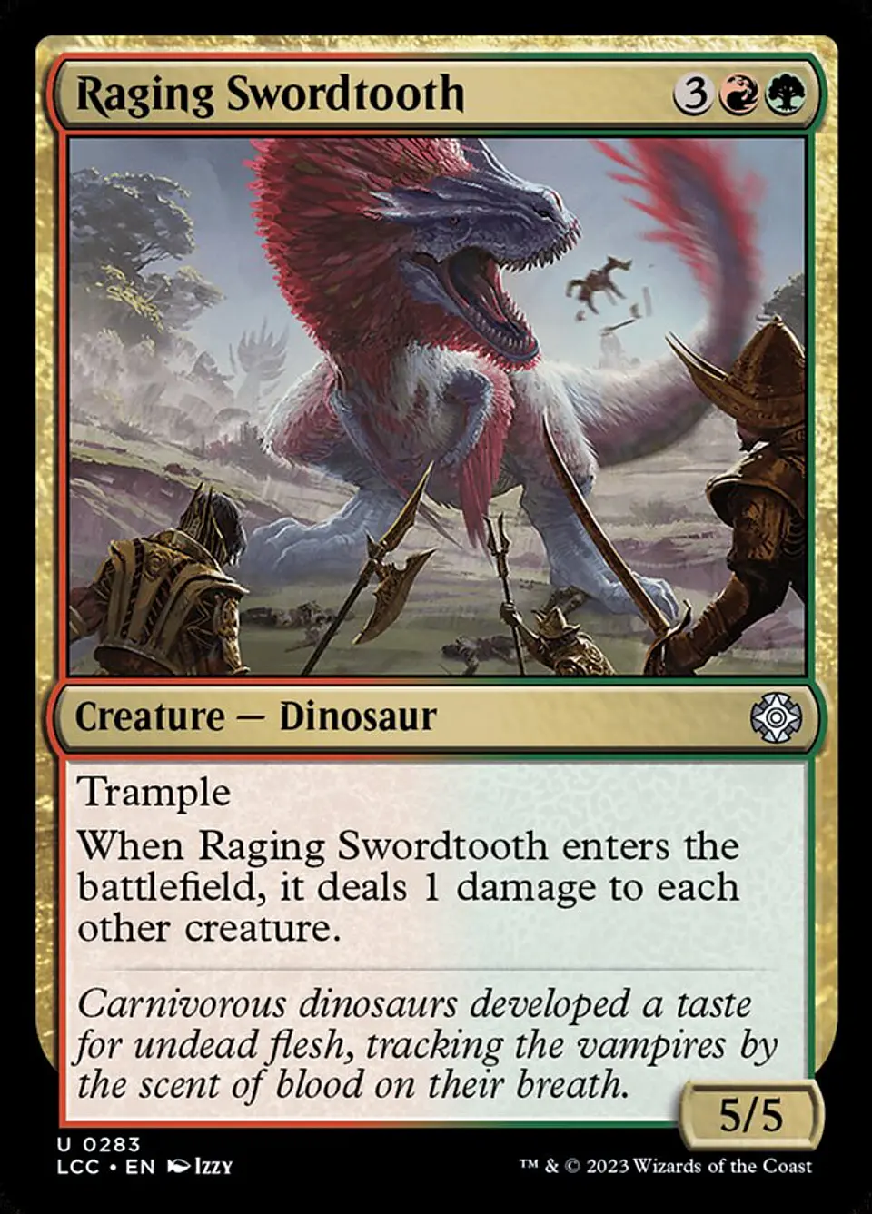 Raging Swordtooth 1