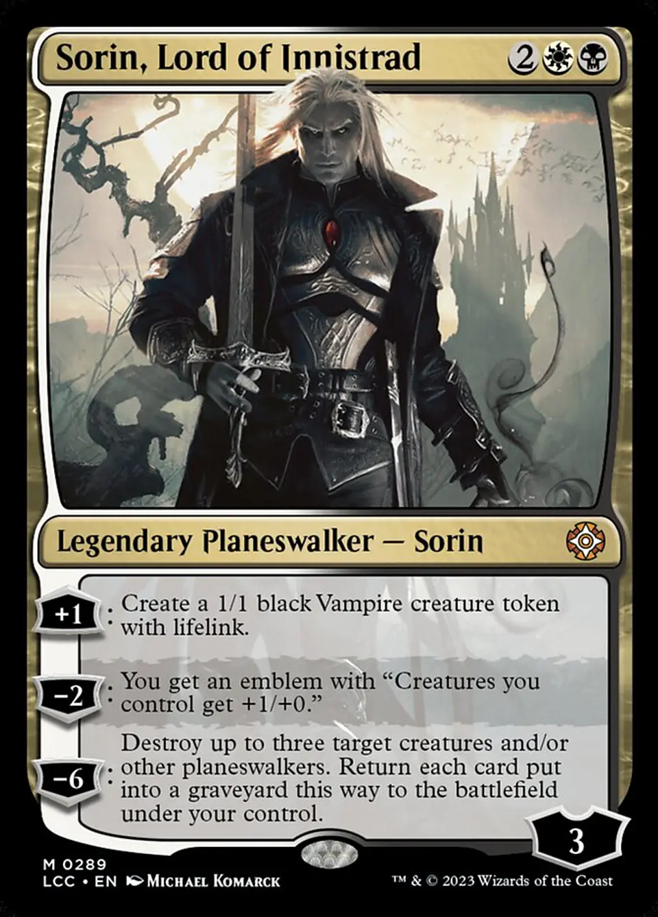 Sorin, Lord of Innistrad 1