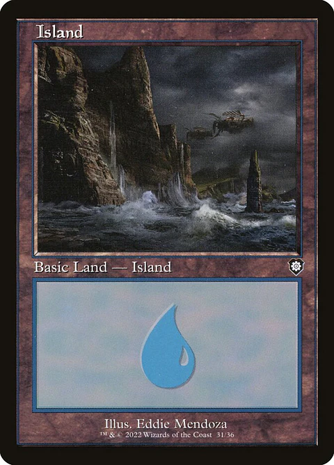 Island (Retro Frame)
