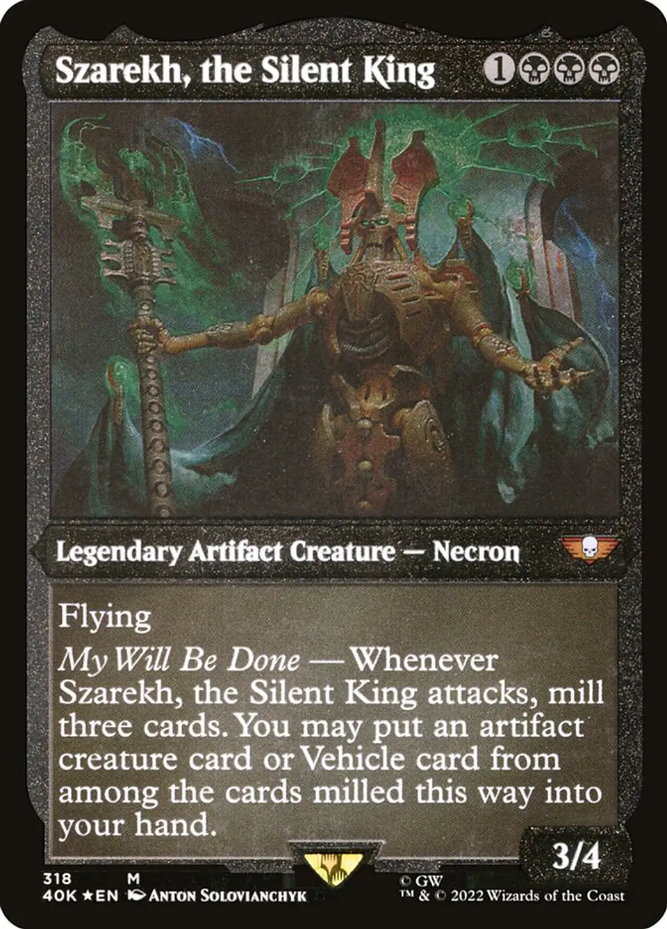 Szarekh, the Silent King (Carta de exhibición) 1