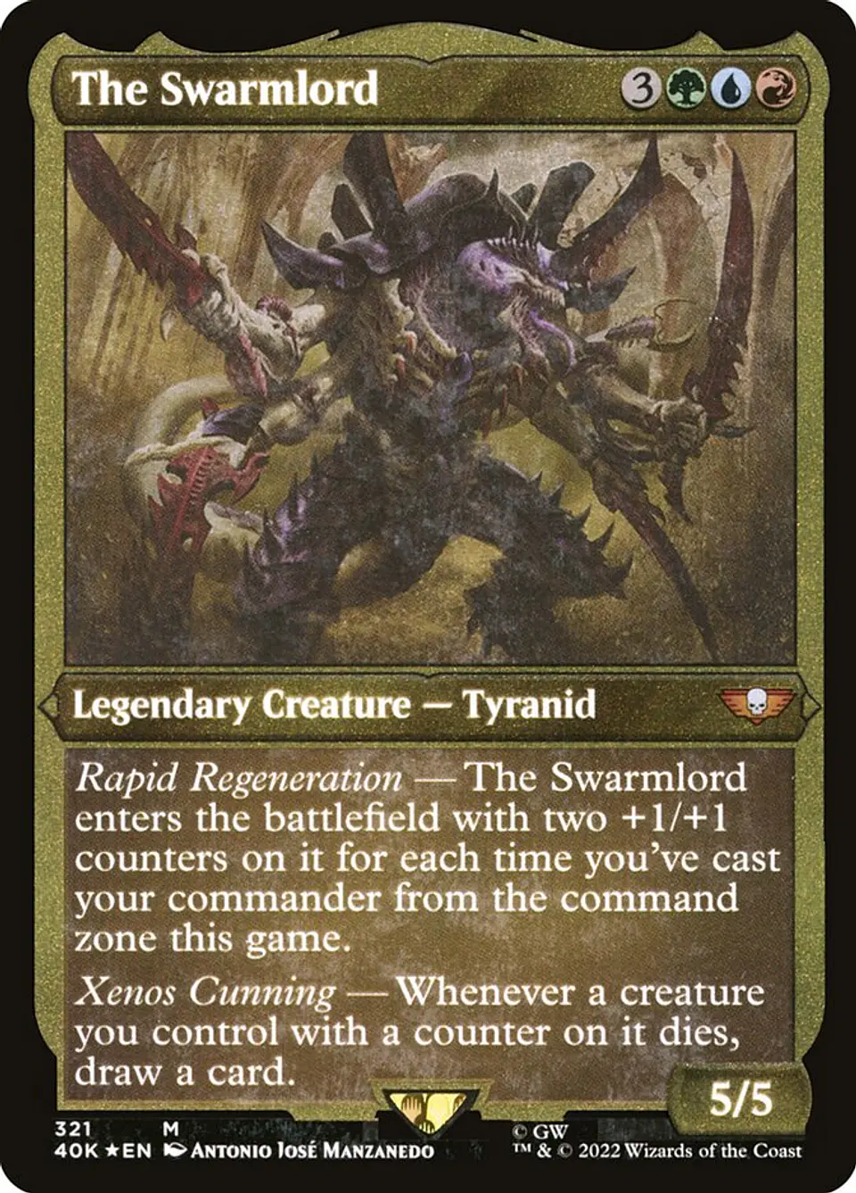 The Swarmlord (Carta de exhibición) 1