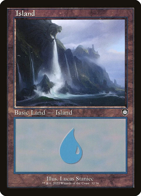 Island (Retro Frame)