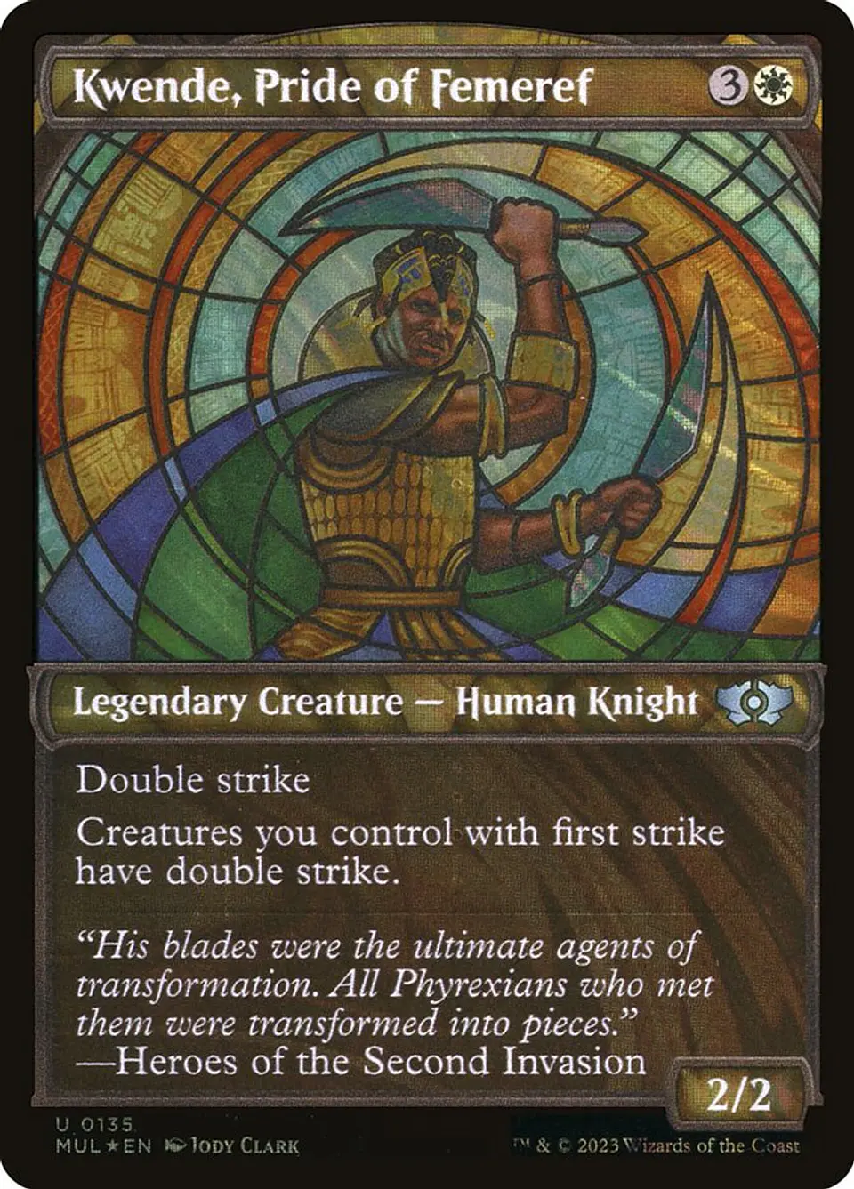 Kwende, Pride of Femeref (Showcase) 1