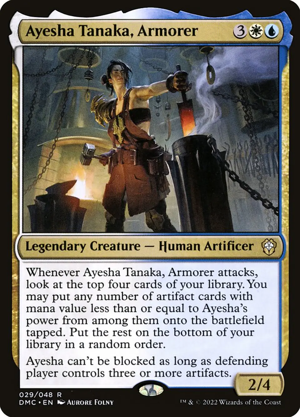 Ayesha Tanaka, Armorer 1